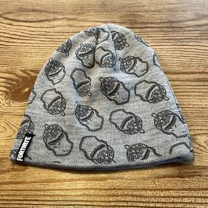 FORTNITE BEANIE GRAY/BLACK NEW W/O